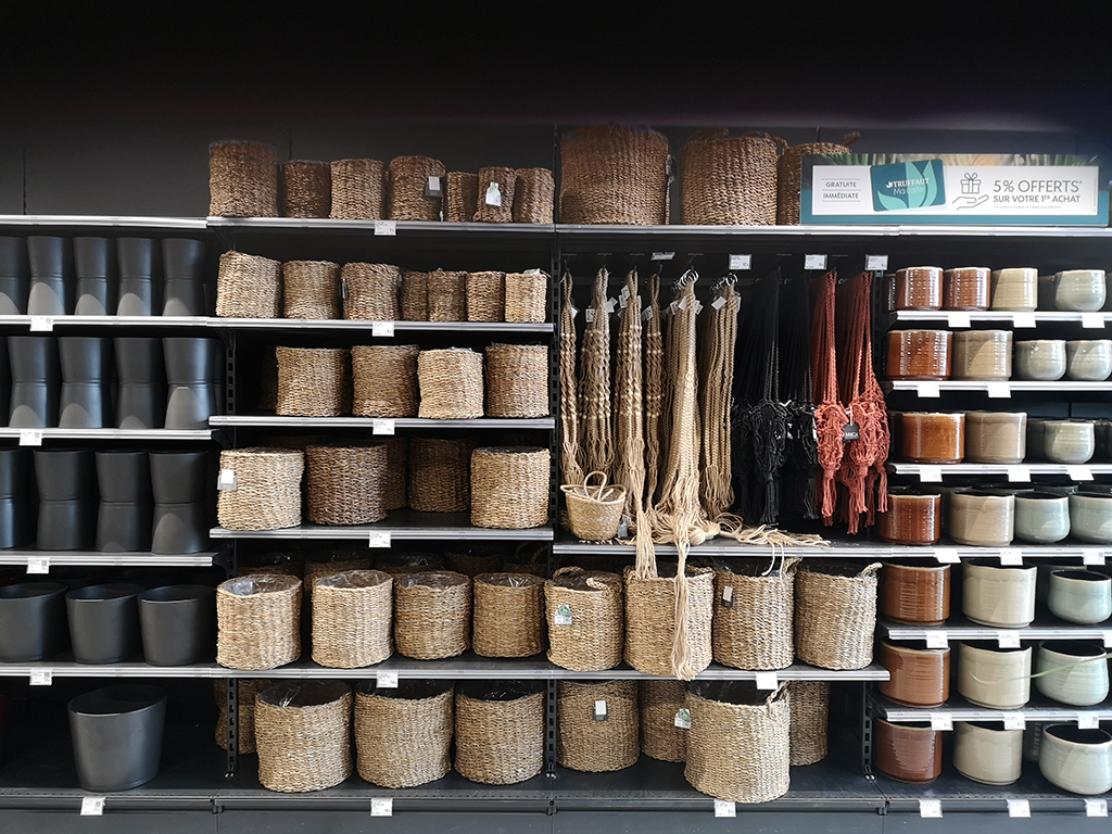 Les contenants et décorations