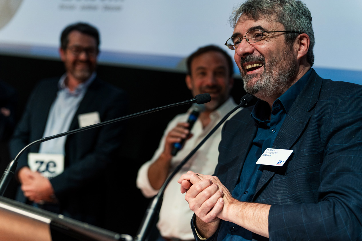 Eric Béchu (Weldom), Marc Renaud (Leroy Merlin), Pierre Dieuzeide (Zepros Habitati)