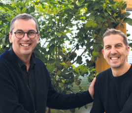 Luc Blanchet (Pdt botanic) et Guillaume Billon, fondateur de Blue Coral