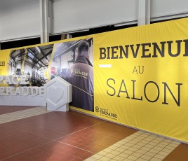 accueil du salon