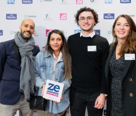 L'équipe Castorama de Roanne avec l'équipe Handywork