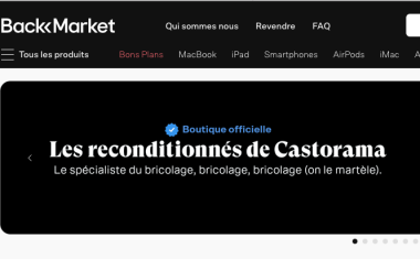 Castorama ouvre une boutique sur Back Market