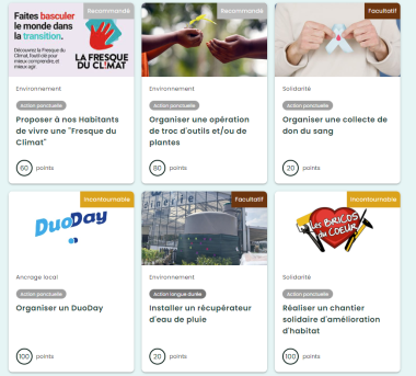 Un exemple de catalogue plateforme